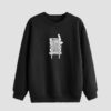 Herren Rundhals-Sweatshirt Baumwolle schwarz Harry Potter