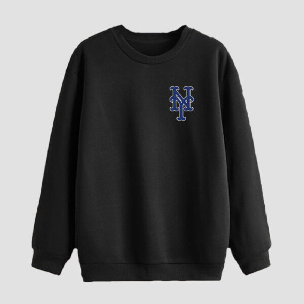 Herren Rundhals-Sweatshirt Baumwolle schwarz für kalte Jahreszeiten