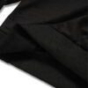 Herren Rundhals-Sweatshirt Baumwolle schwarz persische Typografie