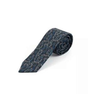 Herrenkrawatte – Künstlerischer Stil in Blau für zeitlose Eleganz
