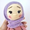 Amigurumi Handgemachte Gehäkelte Puppe mit Kopftuch – Islamisches Design | Weiches Kuscheltier für muslimische Kinder