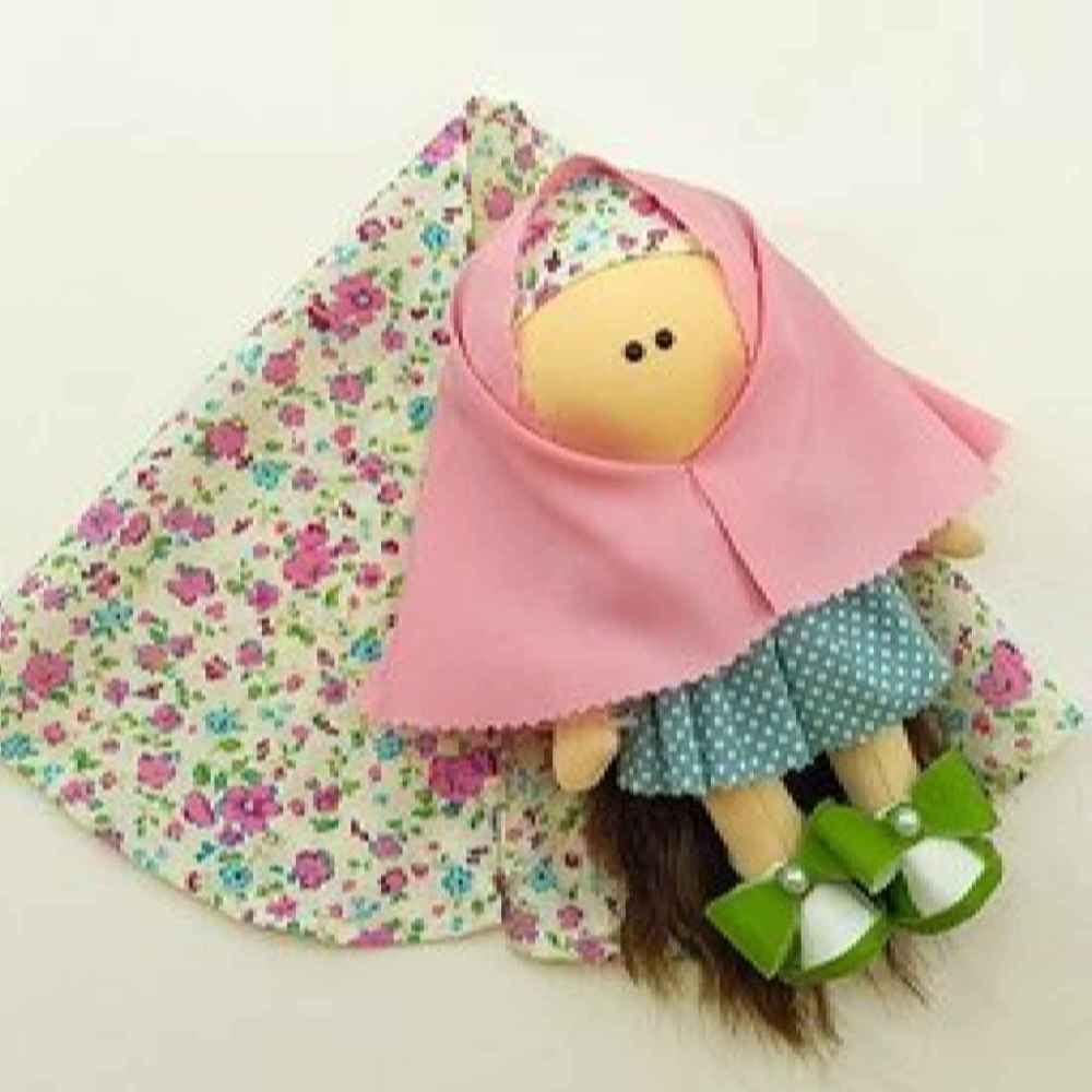 Muslimische Hijab-Stoffpuppe mit Tschador – Ideal für Jashn-e Taklif | Handgefertigte Tradition