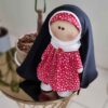 Aisha Hijab-Stoffpuppe mit Tschador - Traditionelle Muslimische Puppe für Kinder