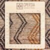 Authentischer persischer Gabbeh-Wollteppich handgewebt in Fars creme