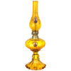 Glas-Petroleumlampe in Rot mit persischem Shah Abbasi Design