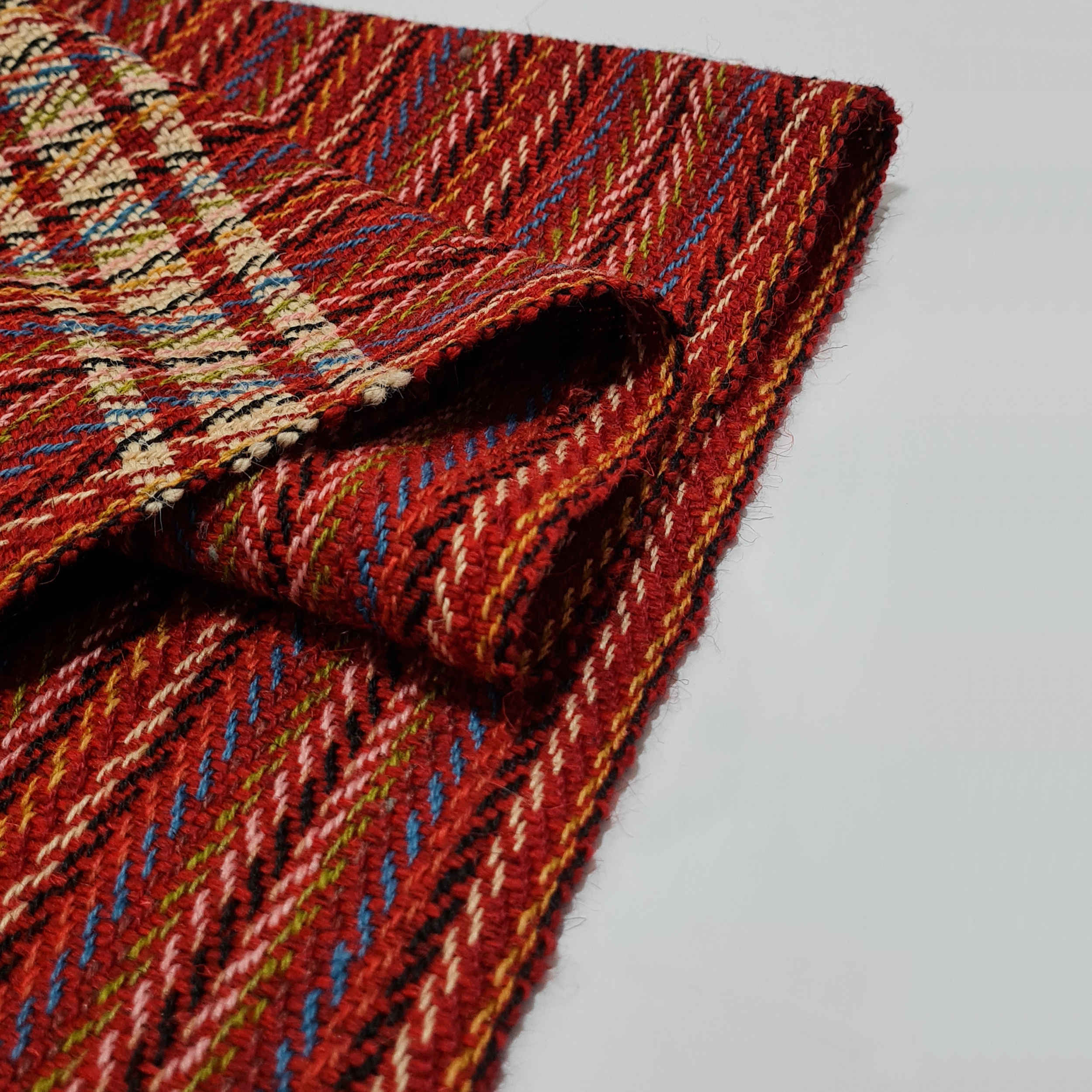 Persischer Jajim Teppich flachgewebt in Lorestan Rot