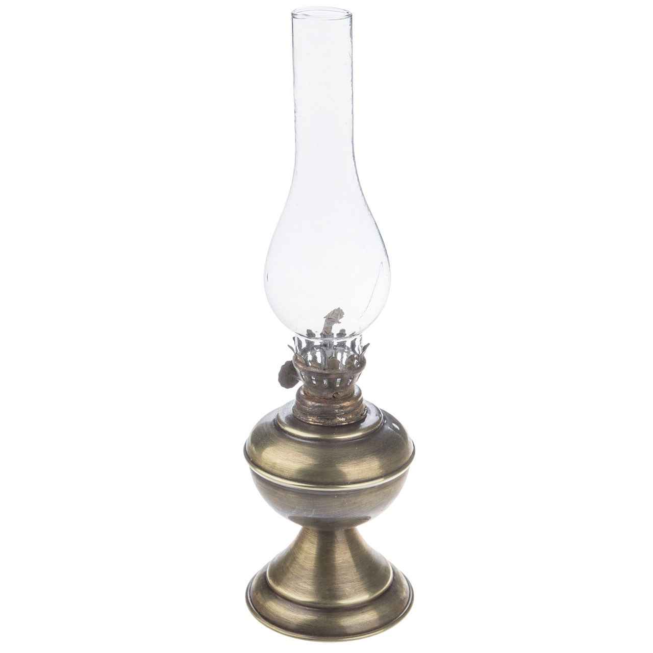 Persische Petroleumlampe im Vintage-Stil mit Metallfuß