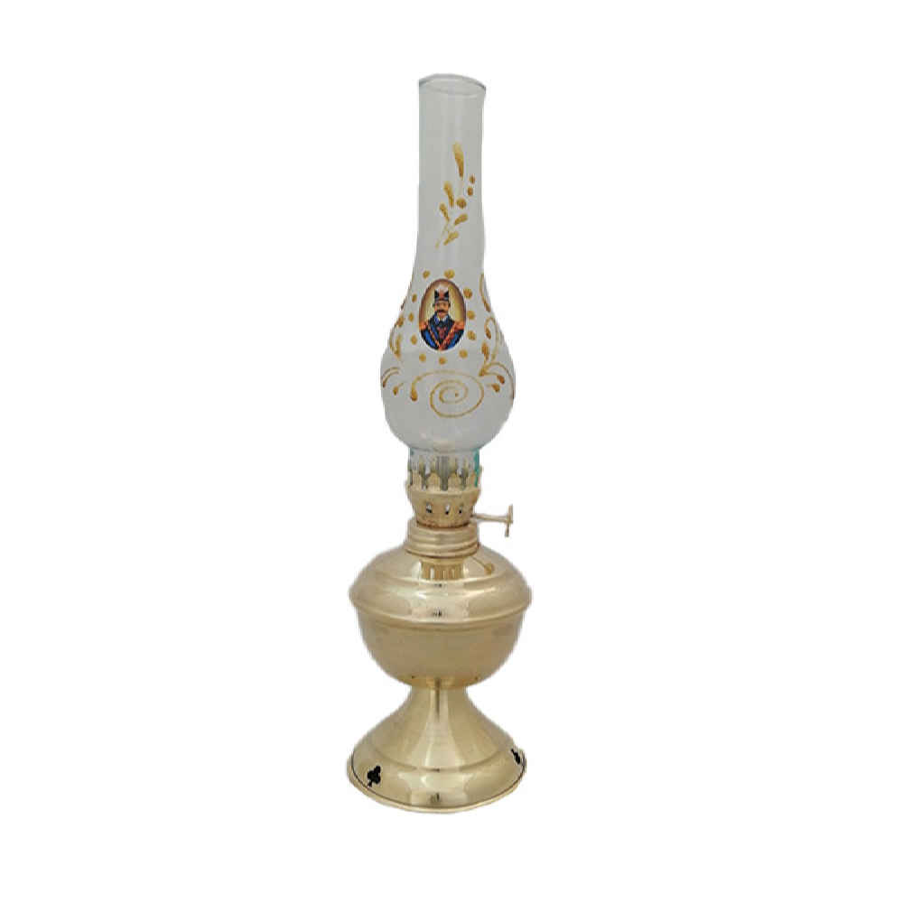 Persische Petroleumlampe im Shah Abbasi Design aus Messing