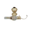 Persische Petroleumlampe im Shah Abbasi Design aus Messing