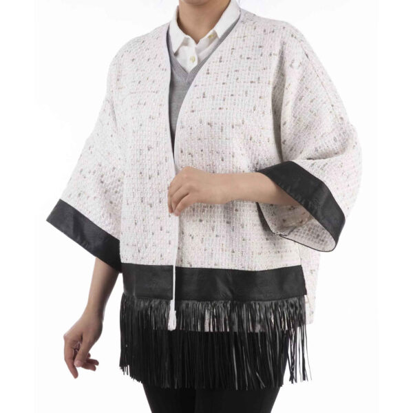 Persischer Manto aus Chenille-Stoff, lockere Passform für Frauen