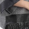 Persischer Manto aus Chenille-Stoff, lockere Passform für Frauen