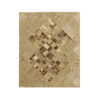 Persischer Patchwork-Kilim-Teppich Handgewebt Creme