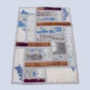 Persischer handgeknüpfter Patchwork-Teppich Wei?