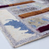 Persischer handgeknüpfter Patchwork-Teppich Wei?
