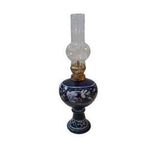 Persische Keramik-Petroleumlampe mit handgemalter Kunst