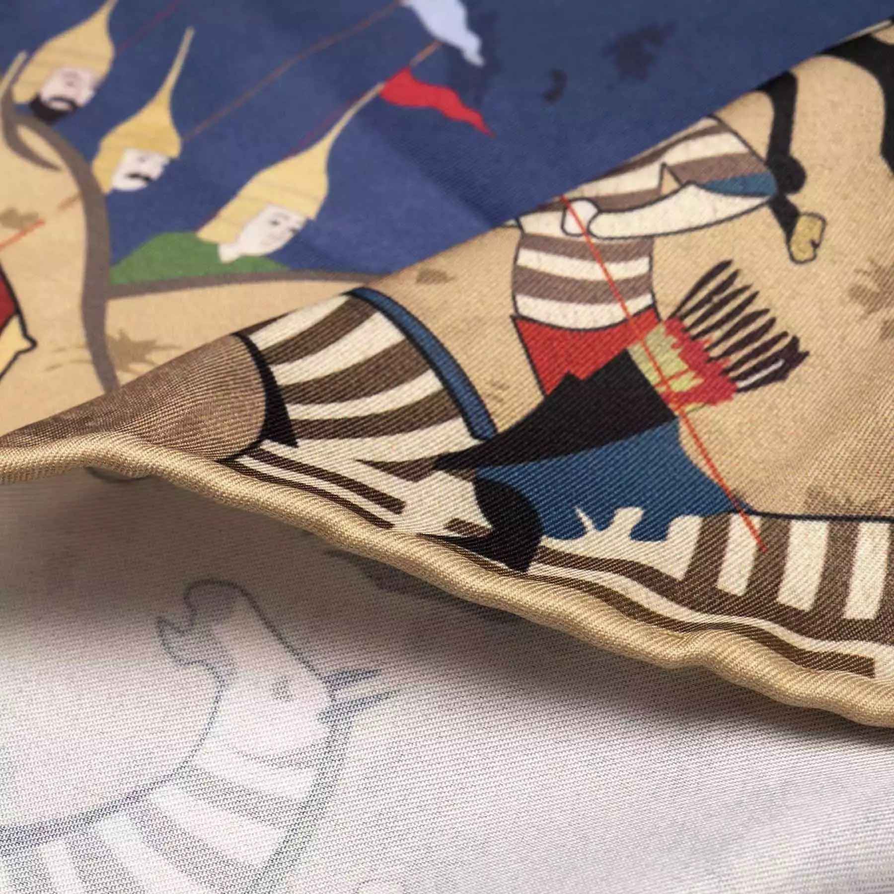 Persisches Seiden-Mini-Halstuch für Damen – Luxuriöses & Lebhaftes Motiv Razm