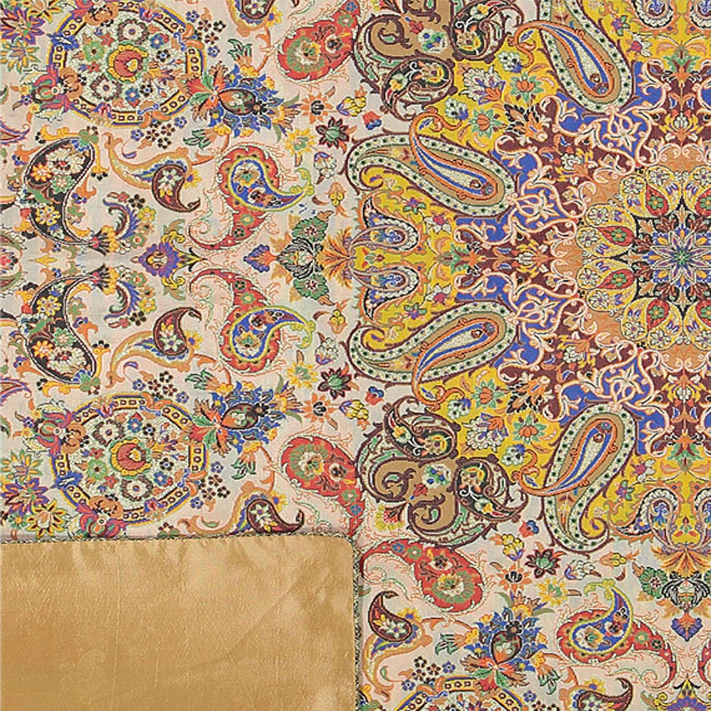 Persische Termeh-Tischdecke, luxuriös mit Blumenmuster Arghava