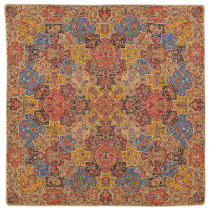 Persisches Tischtuch: Isfahans traditionelle Kalamkari Blockdruck Symbole