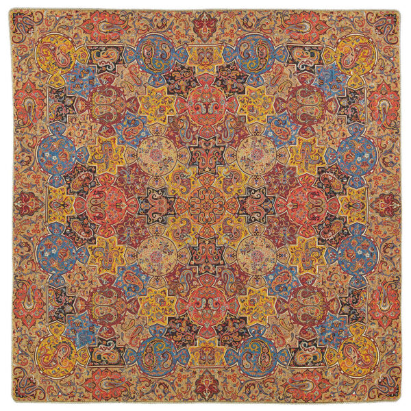 Persische Termeh-Tischdecke, luxuriös mit Blumenmuster Crystal