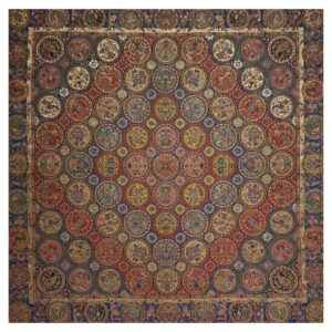Persische Termeh-Tischdecke, luxuriös mit Blumenmuster Ordibehesht