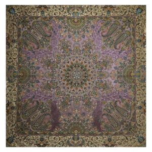Persische Termeh-Tischdecke, luxuriös mit Blumenmuster Ordibehesht