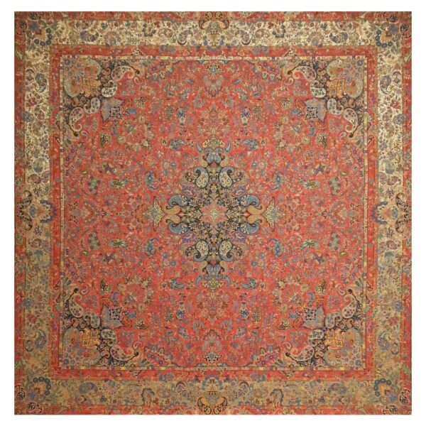 Persische Termeh-Tischdecke, luxuriös mit Blumenmuster Sepehr