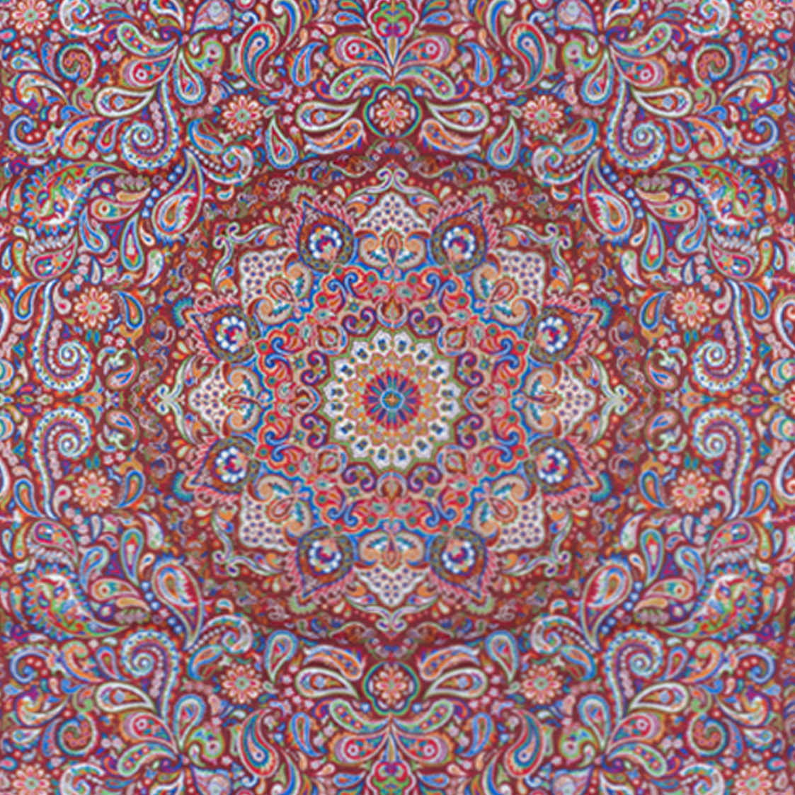 Persische Termeh Tischdecke Luxuriös mit Floralem Muster Zarbaft