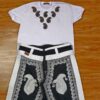 Persische Zoorkhaneh Athletische 3/4-Hose & T-Shirt Set Paisley Design