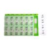 7-Tage Pillenorganisator mit 4 Fächern und Farsi-Etiketten