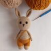 Handgemachtes Amigurumi Hase Kuscheltier – Braun | 15,5 cm Weich und Kuschelig