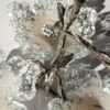Resin Serviertablett für Nüsse und Süßigkeiten Blumen Design