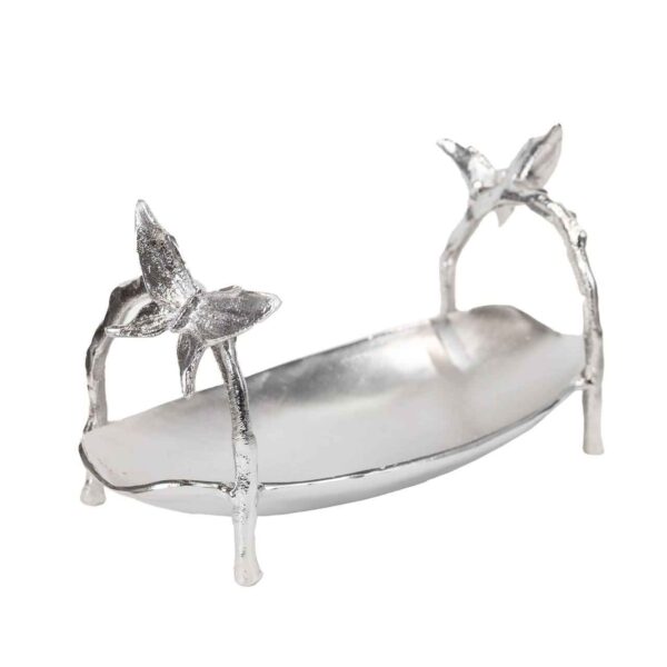 Serviertablett für Früchte und Nüsse Schmetterlingsdesign