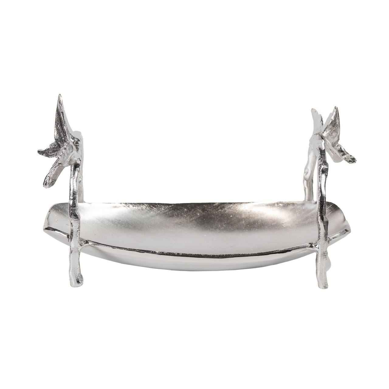 Serviertablett für Früchte und Nüsse Schmetterlingsdesign