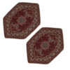 Set aus 3 persischen Termeh-Tischdecken, luxuriös mit Blumenmuster Z3