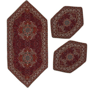 Persische Pateh Tischdecke in Kerman Stickkunst Handgefertigtes Mandala