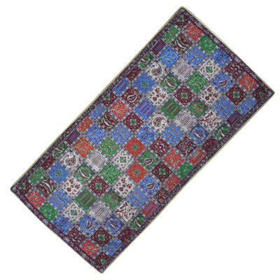 Set aus 4 persischen Termeh-Tischdecken, luxuriös Shahdad