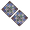 Set aus 4 persischen Termeh-Tischdecken, luxuriös Shahdad