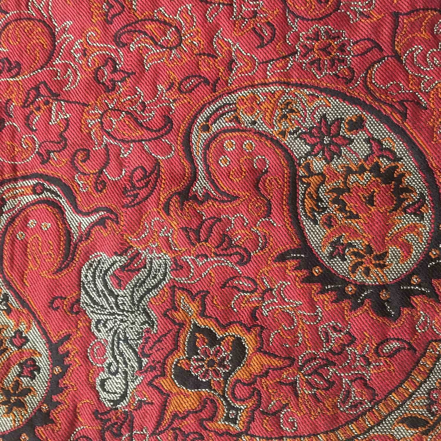 Set aus 5 Termeh-Tischdecken, luxuriös mit persischem Paisley-Muster Simurgh