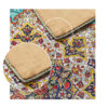 Set aus 5 Yazd-Termeh-Tischdecken, luxuriös mit Blumenmuster