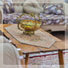 Set aus 5 Yazd-Termeh-Tischdecken, luxuriös mit BlumenmusterSet of 5 Yazd Termeh Tablecloth Luxurious with Floral Pattern