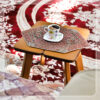 Set aus 5 Yazd-Termeh-Tischdecken, luxuriös mit Blumenmuster Ghp