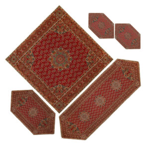 Termeh-Tischdecke, luxuriös mit persischem Paisley-Muster Diamond