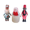 Set aus Hajji Firuz, Nane Sarma und Amu Nowruz Stoffpuppen - Perfekt für das Haft-Sin Display