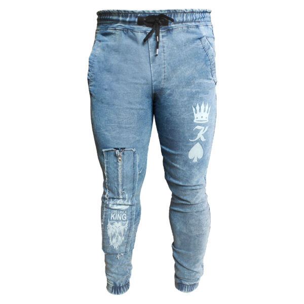 Slash Jeans, blaue Denim-Stretch, bequem und stylisch für Männer