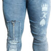 Slash Jeans, blaue Denim-Stretch, bequem und stylisch für Männer