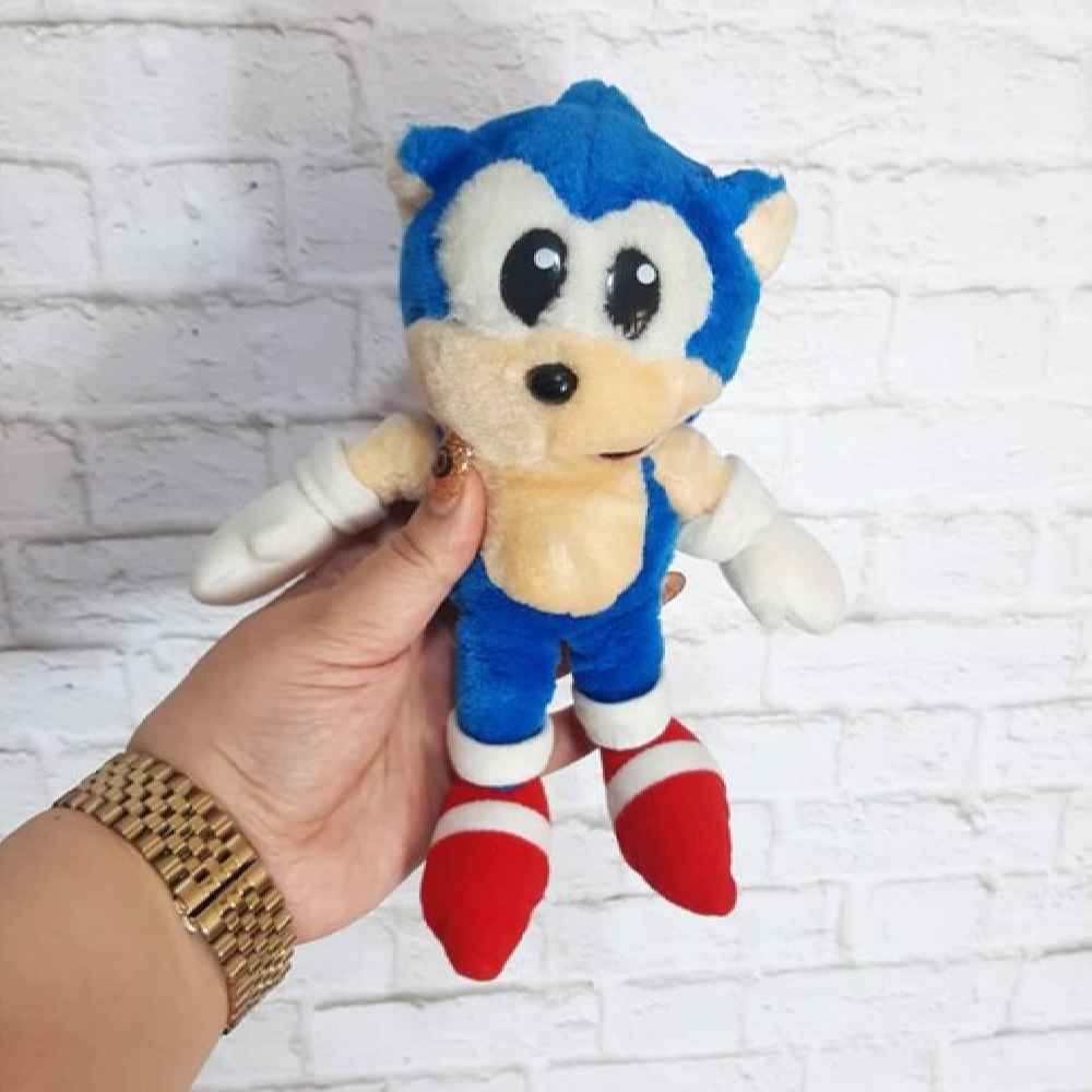Sonic der Igel Plüschfigur – Klassische Zeichentrick-Plüschpuppe