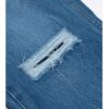 Gerade geschnittene Jeans mit Rissen, Sportoutfit für Männer