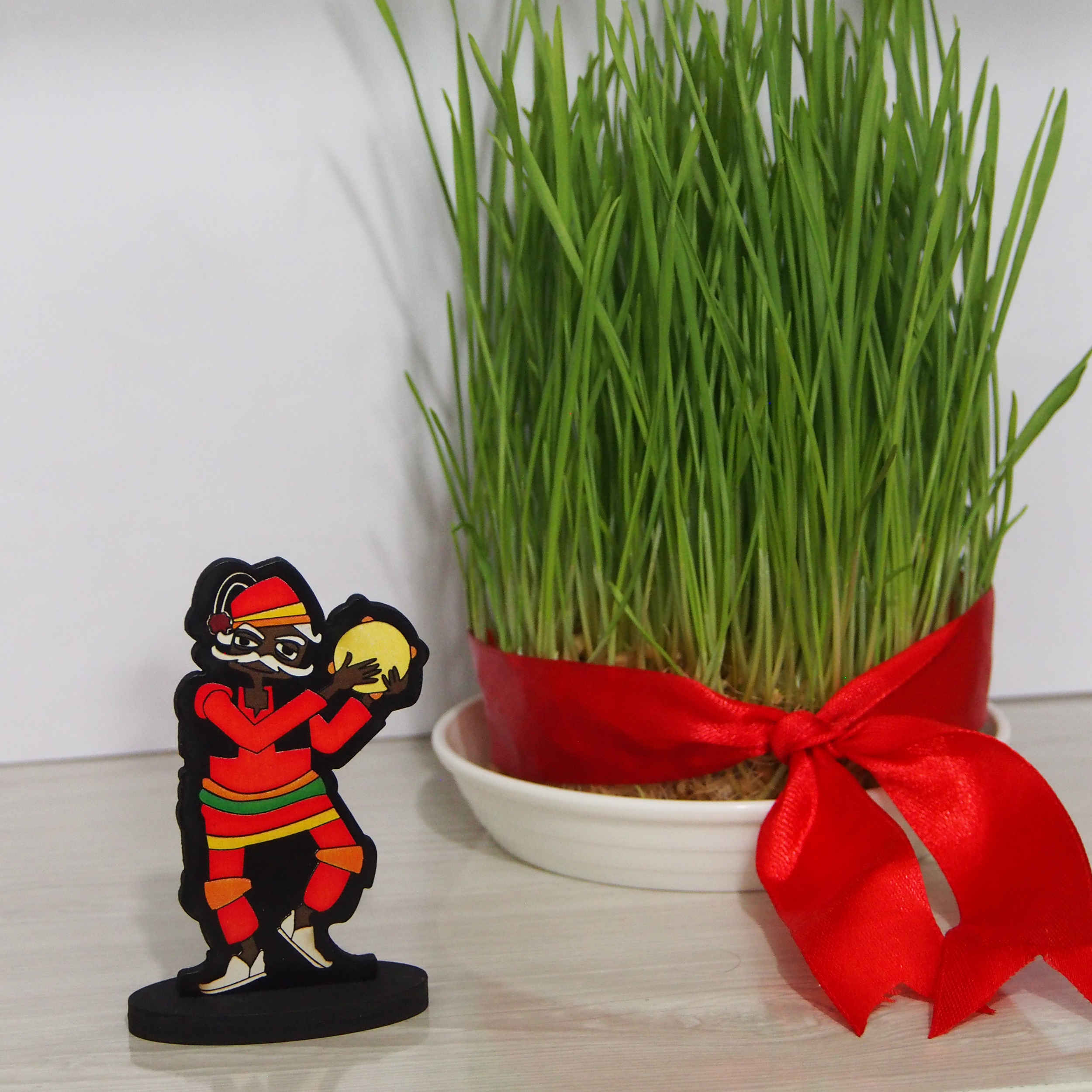 Tischdekoration für die Feier des persischen Neujahrs Modell Hajji Firuz