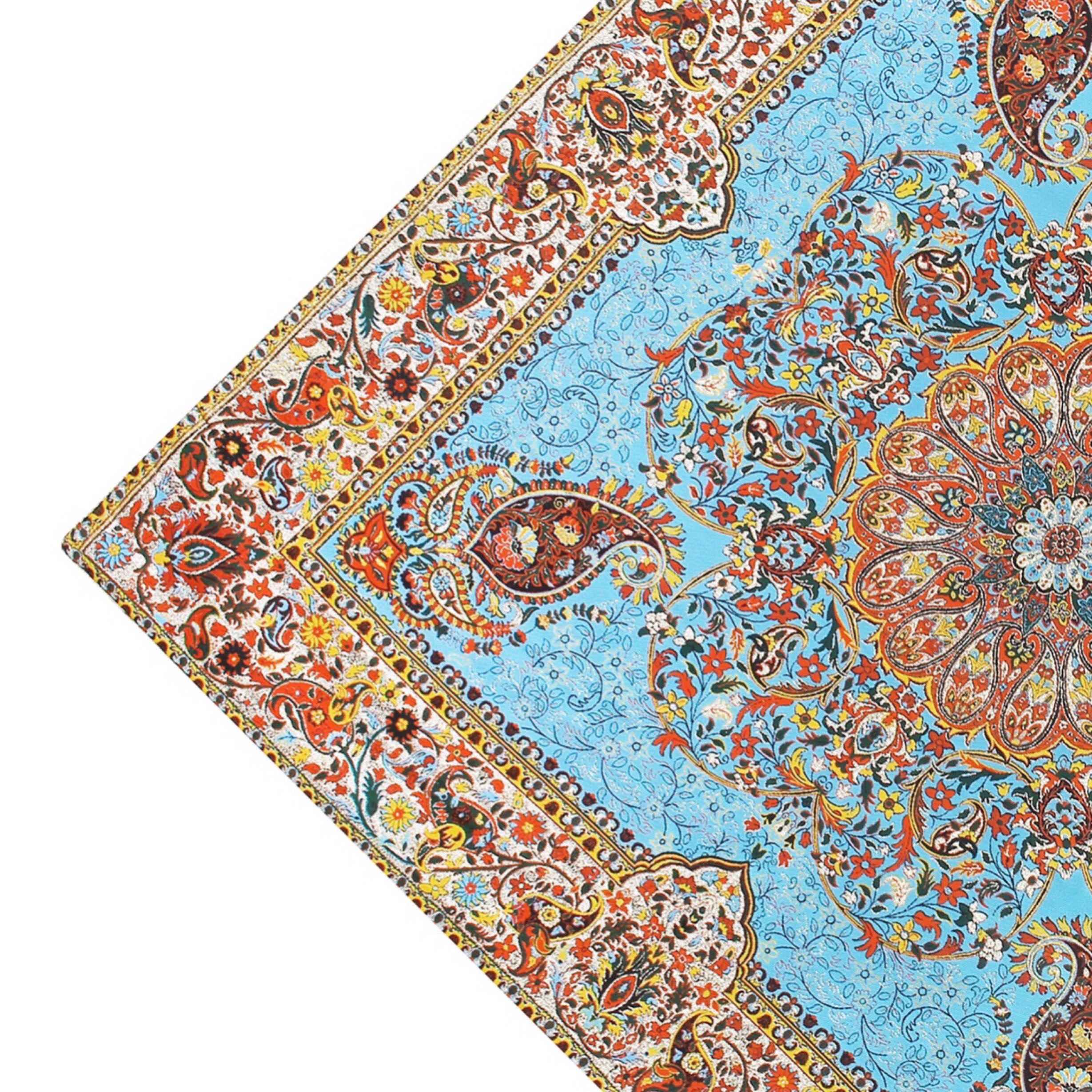 Termeh-Tischdecke, luxuriös mit persischem Paisley-Muster Afshari