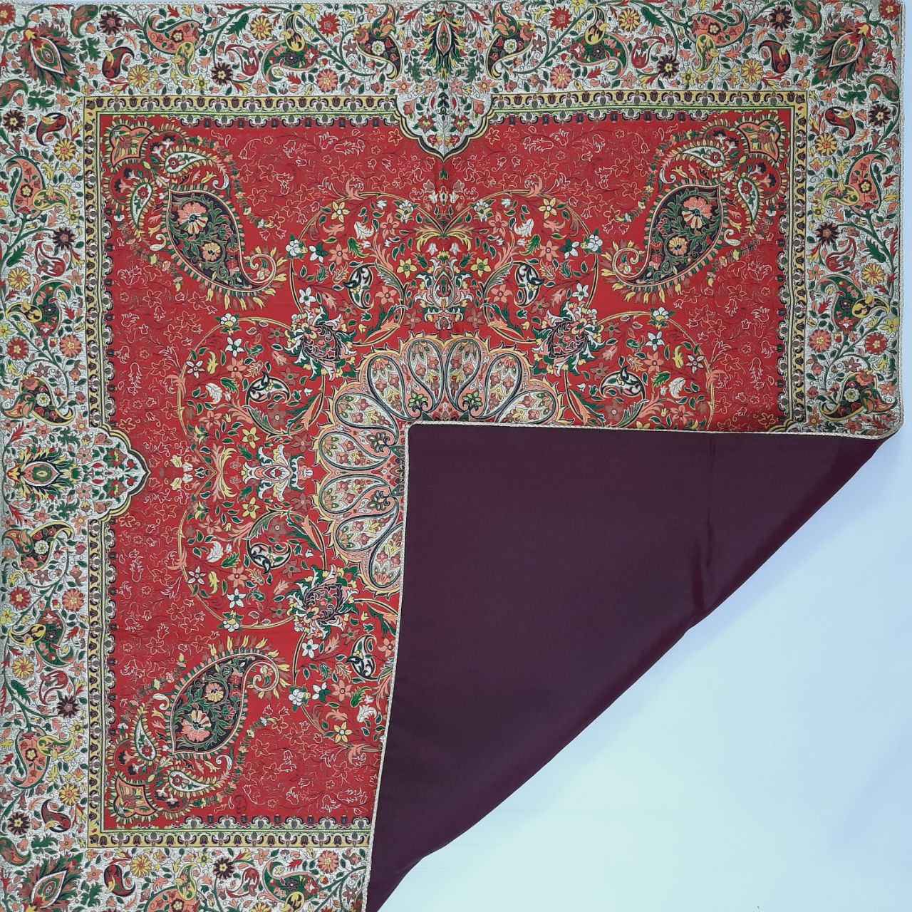 Termeh-Tischdecke, luxuriös mit persischem Paisley-Muster Farhani II